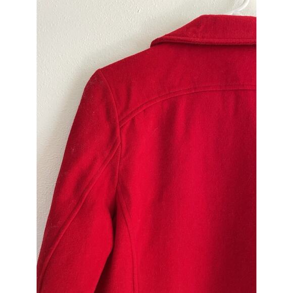 Pendleton Womens Cascade Wool Jacket Coat Red Size Small NWOT Zipper Snaps - Picture 6 of 11